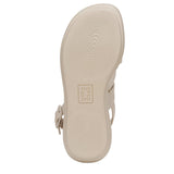 Naturalizer Womens Coast Platform Slingback Flat Sandal Porcelain Brown 8.5M