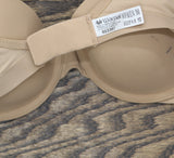 Wacoal Womens Shape Revelation Shallow Top Contour Underwire Bra Beige Brown 32C