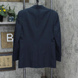 Adams Row Mens 2-Piece USA Made Suit Set 166a69277b638a Dark Blue 40R / 32x29