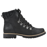 Cliffs By White Mountain Winter Hiking Boots Lace Up Bootie Black / Fabric 8.5M