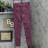 American Eagle Womens Soft Hi-Rise Jeggings 167220f95673d3 Berry Purple 2