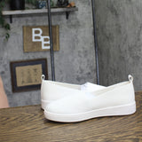 White Mountain Upright Woven Knit Slip-On Cushion Insole Tennis Sneaker White 6M