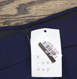 A New Day Womens High-Rise Skinny Ankle Pull-on Pants 93011555 Navy Blue 12