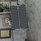 Calvin Klein Womens Printed Pleat-Neck Blouse CSE1676F Black / Cream XL