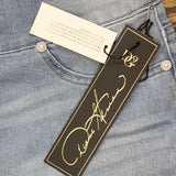DG2 Womens Classic Stretch Pull-On Bermuda Short 697720 Chambray Blue M