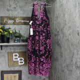 Siena Womens Embroidered Mesh Sleeve Dress SATP1126 Fuchsia Pink / Black 12