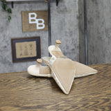 A New Day Womens Milan Slingback Pumps Lace 93708032 Cream Off White 6.5M