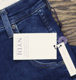 NYDJ Womens Brooke Loose Straight Full Leg Jeans Louvre Sapphire Blue 4