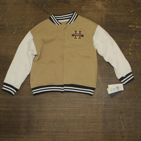 Tommy Hilfiger Toddler Boys Knit Varsity Jacket TBFII36D-999 Brown Multi 4T