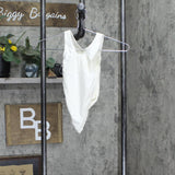 Vintage 4-Pack USA Made Youth Girls Lined Romper Leotard White 5