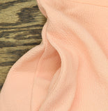 White Mark Flared Elastic Waist Midi Skirt with Side Pockets PS709 Peach Pink 1X