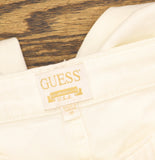 Guess Eco Amanda Extra Flare Seamed Jeans W5GA1QD5N71 Calipso White 30x31