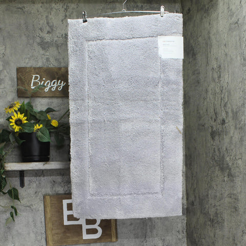 Liz Claiborne Signature Ultra Plush Bath Rug Weathered Gray 21x34