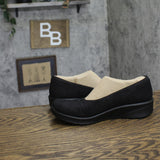 Lifestride Womens Goody Slip On Flats I7228M1 Black 7.5M
