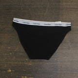 Calvin Klein Womens Modern Logo Bikini Panty QD5044 Black M