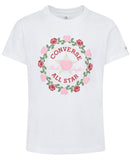 Converse Big Girls "Love Me Lots" Valentine T‑Shirt Tee 4CH202E White M