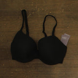 Auden Womens Luxe Stretch Comfort Wire Demi Bra 94266740 Black 34DD