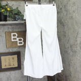 J. Valdi Womens Cancun Wide-Leg Swim Cover Up Pants J23765 White S