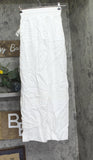 Bar III Womens Cotton Drawstring Wide-Leg Pants 100124264 Bright White XS
