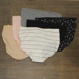 Auden Womens Cotton Briefs 6pk ZXEMY Assorted M