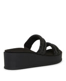 Anne Klein Women's Vanessa Crystal Sandals VANE01F9 Black Crystal 9M