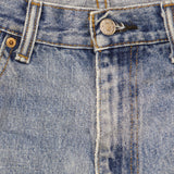 Levi's Womens Upcycle Crochet Baggy 550 Jeans Blue See Measurements
