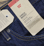 Levi's Womens Cinch Baggy Wide Leg Zip Fly Reign of the Rinse Blue 32x31