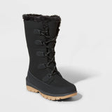 Universal Thread Women's Carla Tall Winter Boots 88236153 Jet Black 7M