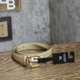 Womens Charm Crosshatch Leather Belt Birch Tan Brown XL