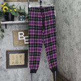 Jenni Womens Cotton Flannel Pajama Pants 100173172MS Boyfriend Plaid Black XS