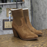 Universal Thread Womens Kinley Ankle Boots 88225814 Cognac Brown 7.5M