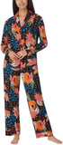 Room Service Womens 2-Piece Shawl Collar Pajama Set 1730042