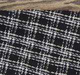 Kasper Womens Mixed Media Sheath Tweed Dress 10916485 Black Multi 12