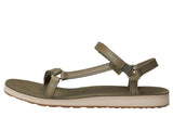 Teva Womens Original Universal Slim Lea Sport Sandal Burnt Olive Green 5M