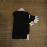 InMocean Big Girls Chenille Hat, Glove, Scarf, 3 Piece Set Black One Size