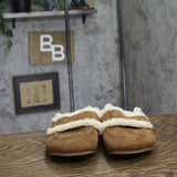 A New Day Lucie Cozy Lined Footbed Mule Slippers Faux Fur Lined Brown 6.5M