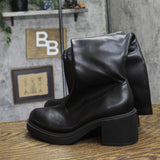 Wild Fable Womens Danika Stretch Tall Combat Boots 94463359 Black 7.5M