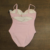 Kate Spade Womens Smocked One-Piece Swimsuit S21502 Begonia Bloom Pink XL