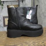 Wild Fable Honor Ankle Combat Platform Boots 94642932 Black 9.5M