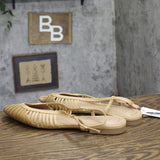 A New Day Women Marisol Raffia Slingback Sandals 94836404 Beige Brown 11M