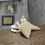 A New Day Womens Milan Raffia Slingback Heels 92611221 Beige Brown 8.5M