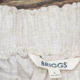 Briggs Ladies' Comfort Stretch Waistband Linen Blend Pants 1760053-1