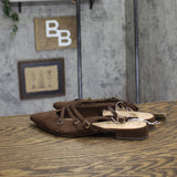 A New Day Womens Twiggy Multi Buckle Mini Heel Flats 94303756 Brown 6.5M