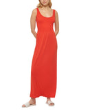 Dkny Jeans Womens Stitch-Yoke Maxi Dress E22HAB34 Red Alert L