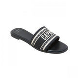 A New Day Womens Capri Nat Slide Sandals 89279352 Black 7M