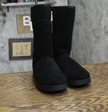 Universal Thread Womens Sarah Suede Shearling Winter Boots 91467407 Black 6M