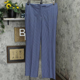 Le Suit Women's Pinstripe Slim Fit Suit Pants 50040831 Blue / Gray 10