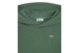 Lacoste Big Boys Core Fleece Pullover Hoodie 947028L Vert Green M