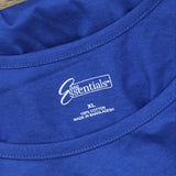 Easy Essentials Womens Cotton Knit Sleeveless T-Shirt Top Royal Blue XL