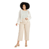 A New Day Womens High-Rise Straight Ankle Chino Pants 89476958 Tan Brown 17